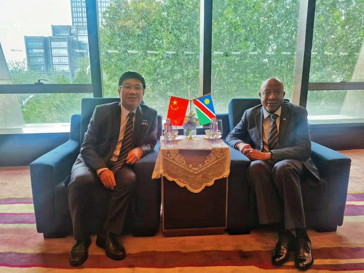 中非合作论坛期间赛事333资源 董事长王平卫拜会三国总统